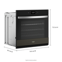 Whirlpool® 5.0 Cu. Ft. Single Smart Wall Oven with Air Fry WOES7030PV