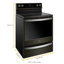 Whirlpool® 6.4 Cu. Ft. Smart Freestanding Electric Range with Frozen Bake™ Technology YWFE975H0HV