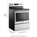 Maytag® 30-Inch Wide Electric Range With Shatter-Resistant Cooktop - 5.3 Cu. Ft. YMER6600FZ