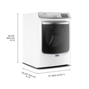 Maytag® Smart Front Load Gas Dryer with Extra Power and Advanced Moisture Sensing Plus - 7.3 cu. ft. MGD8630HW