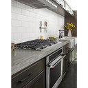 Kitchenaid® 30" 5-Burner Gas Cooktop with Griddle KCGS950ESS