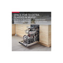 Kitchenaid® 44 dBA Dishwasher with 360° Max Jets™ Third Rack and LED Interior Lighting KDTM704KPS