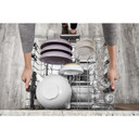 Kitchenaid® 44 dBA Dishwasher with 360° Max Jets™ Third Rack and LED Interior Lighting KDPM804KPS
