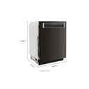 Kitchenaid® 44 dBA Dishwasher with 360° Max Jets™ Third Rack and LED Interior Lighting KDPM804KBS Kitchenaid® 44 dBA Dishwasher with 360° Max Jets™ Third Rack and LED Interior Lighting KDPM804KBS