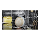 Kitchenaid® 44 dBA Dishwasher with 360° Max Jets™ Third Rack and LED Interior Lighting KDPM804KBS Kitchenaid® 44 dBA Dishwasher with 360° Max Jets™ Third Rack and LED Interior Lighting KDPM804KBS