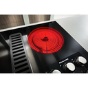 Kitchenaid® 36 Electric Downdraft Cooktop with 5 Elements KCED606GBL