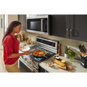 Kitchenaid® 30-Inch 5-Burner Gas Convection Range KFGG500ESS
