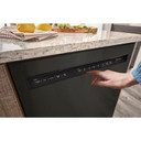 Kitchenaid® 44 dBA Dishwasher in PrintShield™ Finish with 360° Max Jets™ Third Rack KDFM404KBS
