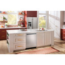 Kitchenaid® 44 dBA Dishwasher in PrintShield™ Finish with 360° Max Jets™ Third Rack KDFM404KPS