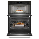 KitchenAid® 27" Combination Microwave Wall Oven with Air Fry Mode KOEC527PBS