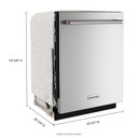 Kitchenaid® 44 dBA Dishwasher with 360° Max Jets™ Third Rack and LED Interior Lighting KDTM804KPS