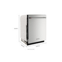 Kitchenaid® 360° Max Jets™ Third Rack Dishwasher with Fan-Enabled ProDry™ System, 44 dBA KDTM604KPS