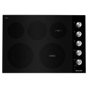 Kitchenaid® 30 Electric Cooktop with 5 Elements and Knob Controls KCES550HBL