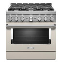 KitchenAid® 36'' Smart Commercial-Style Gas Range with 6 Burners KFGC506JMH