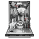 Kitchenaid® 44 dBA Dishwasher in PrintShield™ Finish with FreeFlex™ Third Rack KDTM404KBS