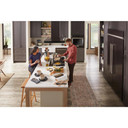 Kitchenaid® 44 dBA Dishwasher in PrintShield™ Finish with 360° Max Jets™ Third Rack KDTM404KBS