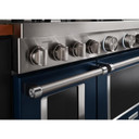 KitchenAid® 48'' Smart Commercial-Style Gas Range with Griddle KFGC558JIB