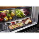 Kitchenaid® 23.8 cu. ft. 36" Counter-Depth French Door Platinum Interior Refrigerator with PrintShield™ Finish KRFC704FBS