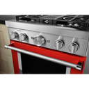 KitchenAid® 30'' Smart Commercial-Style Dual Fuel Range with 4 Burners KFDC500JPA