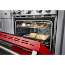 KitchenAid® 30'' Smart Commercial-Style Dual Fuel Range with 4 Burners KFDC500JPA