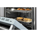KitchenAid® 30'' Smart Commercial-Style Gas Range with 4 Burners KFGC500JMB