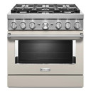 KitchenAid® 36'' Smart Commercial-Style Dual Fuel Range with 6 Burners KFDC506JMH