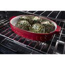 Kitchenaid® 30-Inch 5-Burner Gas Convection Front Control Range KSGG700ESS