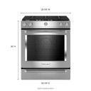 Kitchenaid® 30-Inch 5-Burner Gas Convection Front Control Range KSGG700ESS