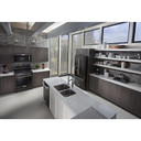 Kitchenaid® 30-Inch 5-Burner Gas Convection Range KFGG500EBS