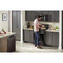 Kitchenaid® 30-Inch 5-Burner Gas Convection Range KFGG500EBS