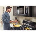 Kitchenaid® 30-Inch 5-Burner Gas Convection Range KFGG500EBS