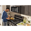 Kitchenaid® 30-Inch 5-Burner Gas Convection Range KFGG500EBS
