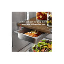 Kitchenaid® 23.8 cu. ft. 36" Counter-Depth French Door Platinum Interior Refrigerator with PrintShield™ Finish KRFC704FPS