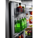 Kitchenaid® 23.8 cu. ft. 36 Counter-Depth French Door Platinum Interior Refrigerator with PrintShield™ Finish KRFC704FPS