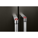 Kitchenaid® 24.8 cu ft. Side-by-Side Refrigerator with Exterior Ice and Water and PrintShield™ Finish KRSF705HBS