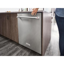 Kitchenaid® 44 dBA Dishwasher in PrintShield™ Finish with 360° Max Jets™ Third Rack KDTM404KPS