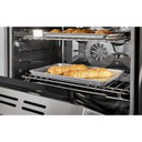 KitchenAid® 30'' Smart Commercial-Style Gas Range with 4 Burners KFGC500JSS
