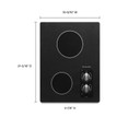 Kitchenaid® 15" Electric Cooktop with 2 Radiant Elements KECC056RBL