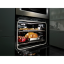 Kitchenaid® 30 Combination Wall Oven with Even-Heat™  True Convection (Lower Oven) KOCE500EBS