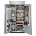 Kitchenaid® 25.1 Cu. Ft. 42 Built-In Side-by-Side Refrigerator with Ice and Water Dispenser KBSD702MPS