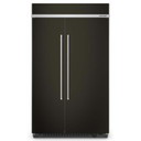 Kitchenaid® 30 Cu. Ft. 48" Built-In Side-by-Side Refrigerator with PrintShield™ Finish KBSN708MBS