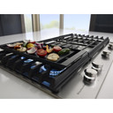 Kitchenaid® 36" 5-Burner Gas Cooktop with Griddle KCGS956ESS