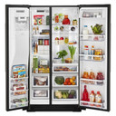 Kitchenaid® 19.9 cu ft. Counter-Depth Side-by-Side Refrigerator with Exterior Ice and Water KRSC700HBS