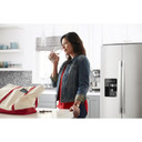 Amana® 33-inch Side-by-Side Refrigerator with Dual Pad External Ice and Water Dispenser ASI2175GRS