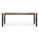 Gladiator® 8' (243.8 cm) Wide Adjustable Height Hardwood Workbench GAWB08HWEG