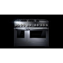 Jennair® RISE™ 48" Dual-Fuel Professional-Style Range with Chrome-Infused Griddle and Steam Assist JDSP548HL