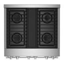 Jennair® 30" NOIR™ Gas Professional-Style Range JGRP430HM