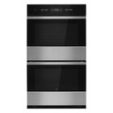 Jennair® NOIR™ 30" Double Wall Oven with V2™ Vertical Dual-Fan Convection System JJW3830LM