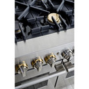 Jennair® 48" RISE™ Dual-Fuel Professional-Style Range with Chrome-Infused Griddle JDRP548HL