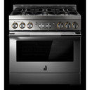 Jennair® 36" RISE™ Gas Professional-Style Range JGRP436HL